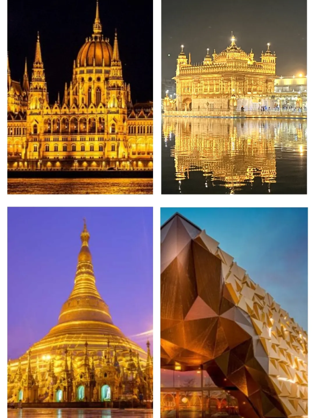 Golden Wonders: 3 Iconic Buildings Crafted with Real Gold