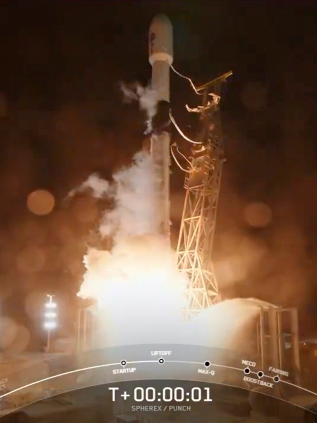 NASA’s Spherex telescope lifts off to scan 300 million galaxies